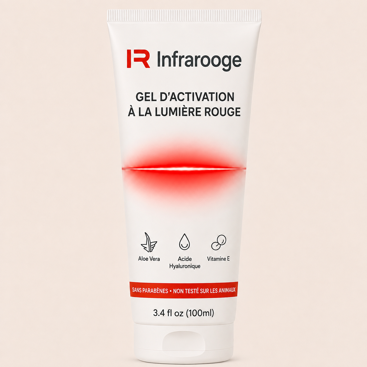 Gel activateur lumière rouge